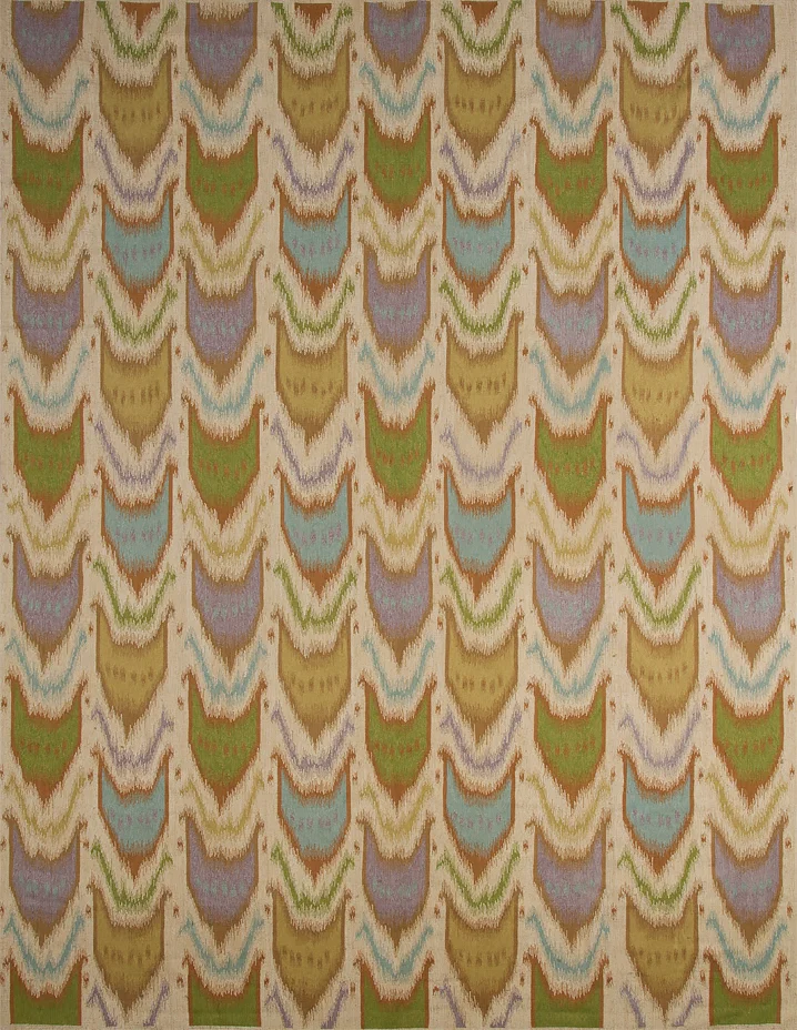 Ikats Pile Carpets Ikat Flatweave Rugs French Accents — Decorative