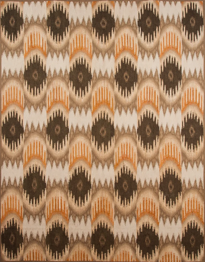 Ikats Pile Carpets Ikat Flatweave Rugs French Accents — Decorative