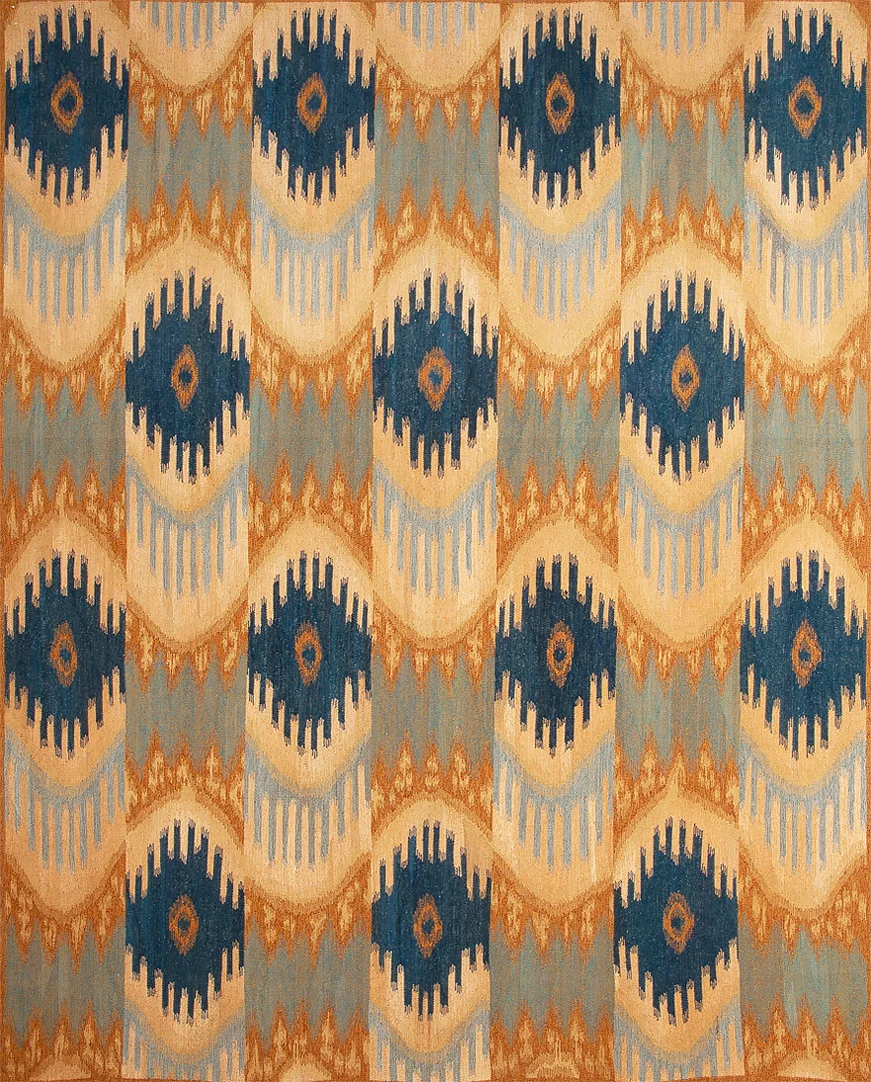 Ikats Pile Carpets Ikat Flatweave Rugs French Accents — Decorative