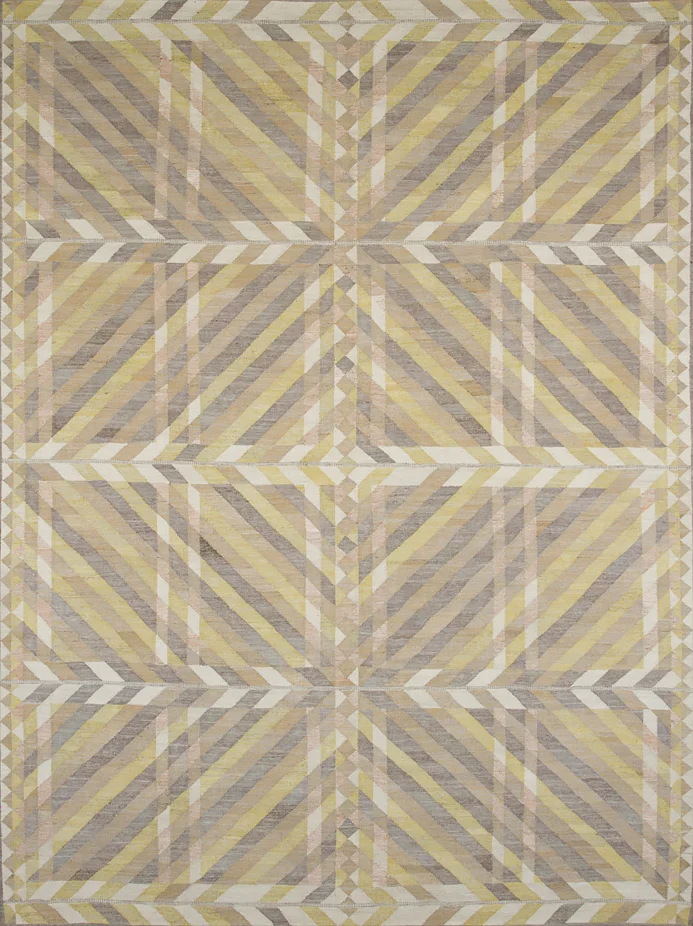 Scandinavian Inspired Modern Flat-weave Rug: IK167A