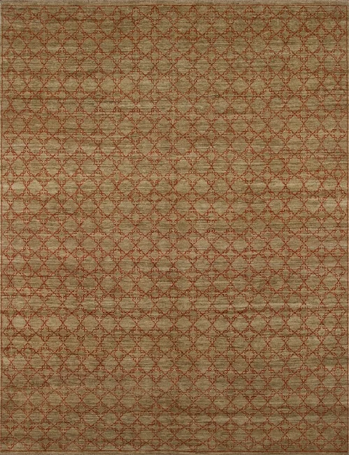 Geometric Khotan Area Rug KH121I