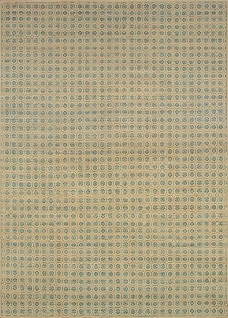 Geometric Khotan Area Rug KH122B