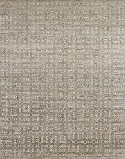 Geometric Khotan Area Rug KH122D