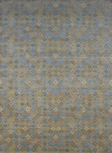 Geometric Khotan Area Rug KH178
