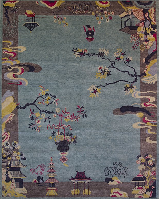 Chinese Art Deco Area Rugs
