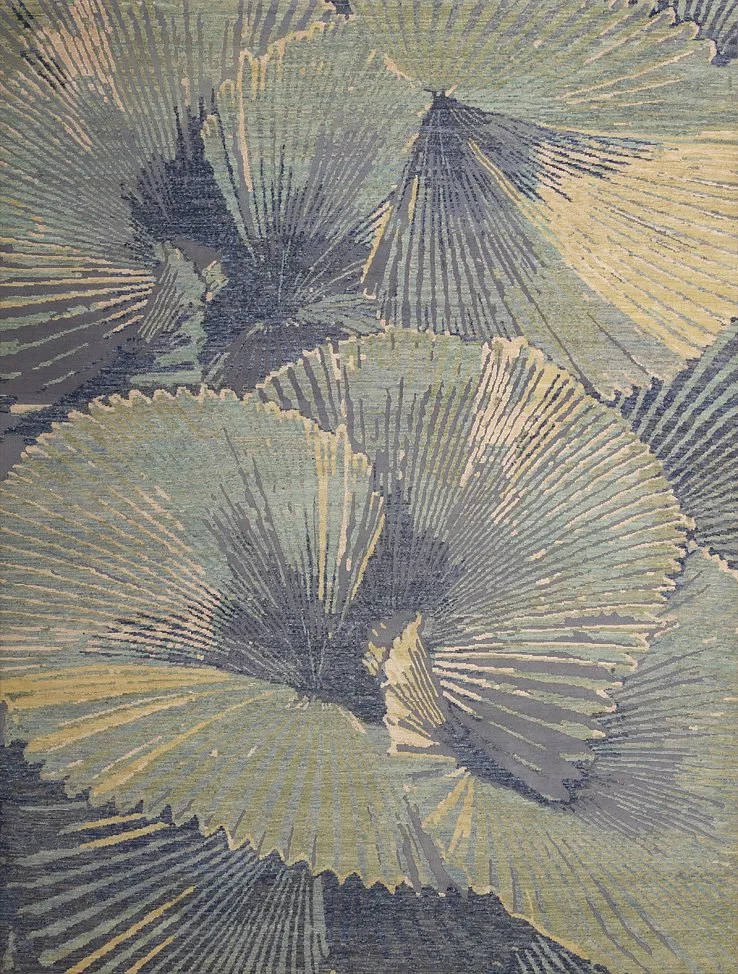 Floral Rug: Bespoke Nepalese Design NA426