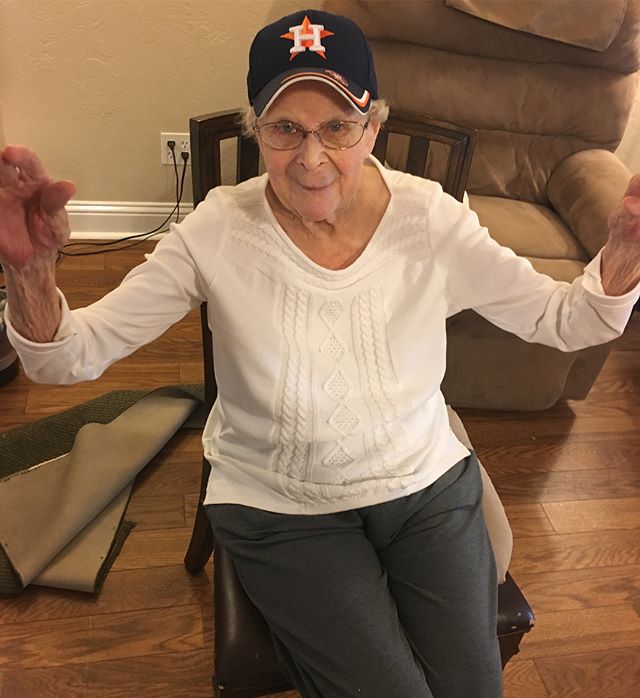 After class Lou wanted to try on my hat, she said she could catch. She's is seriously so sweet and also silly! Haha I love my Revitalize family.