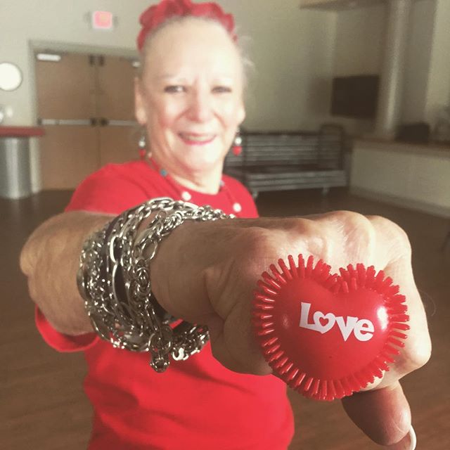 HAPPY VALENTINES DAY! From Carolyn and her dangerous right cross!