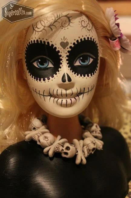 day of dead barbie doll