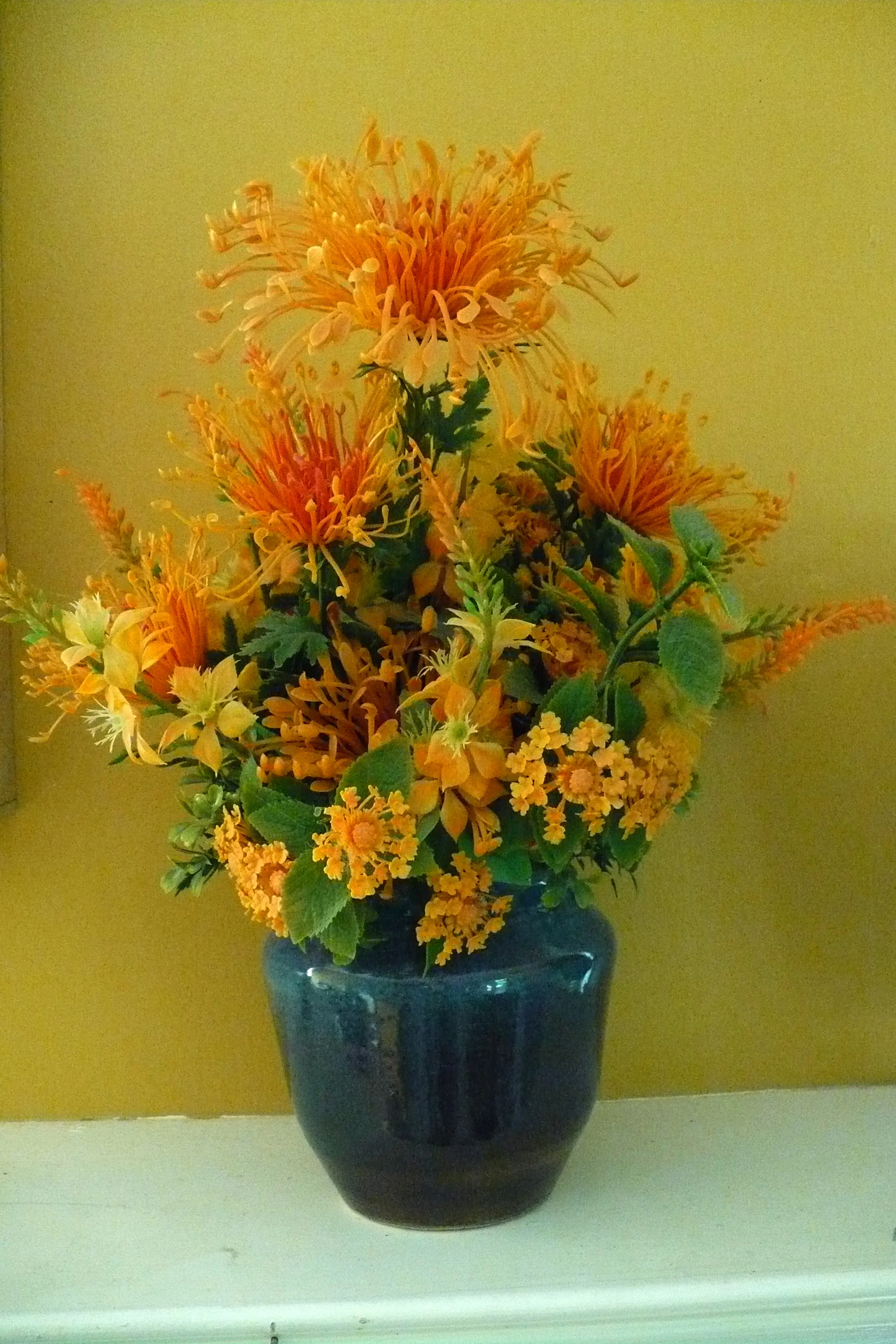 And this lady likes fake flowers. Good for her.