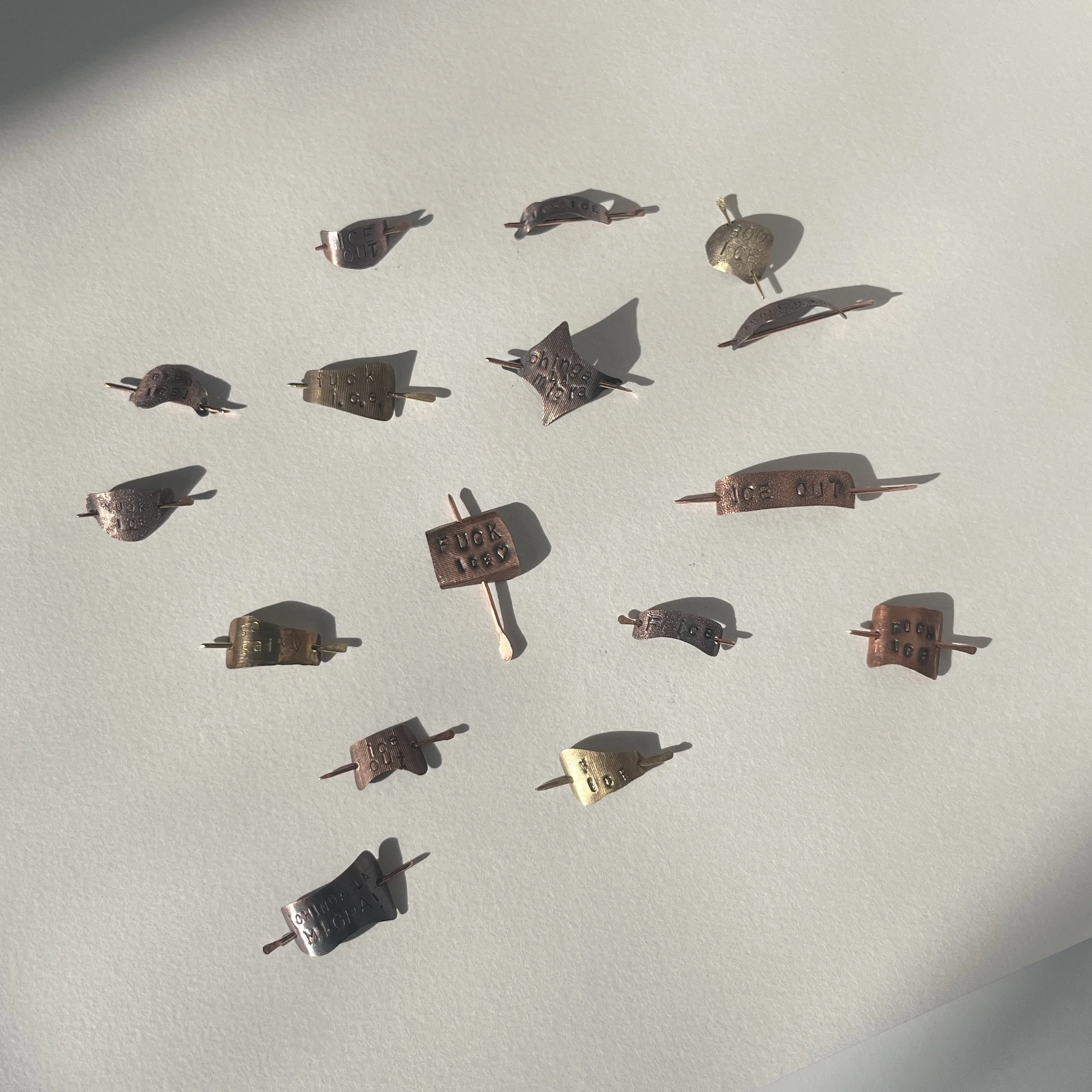 ICE OUT brooch - proceeds to MIRAC