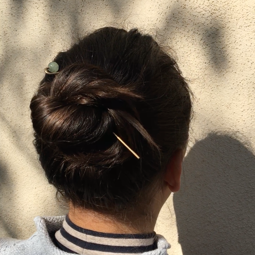 Braided Hair Artifact Hair Stick Butterfly Hairpin Bun Hairstyle Flower  Hair | eBay