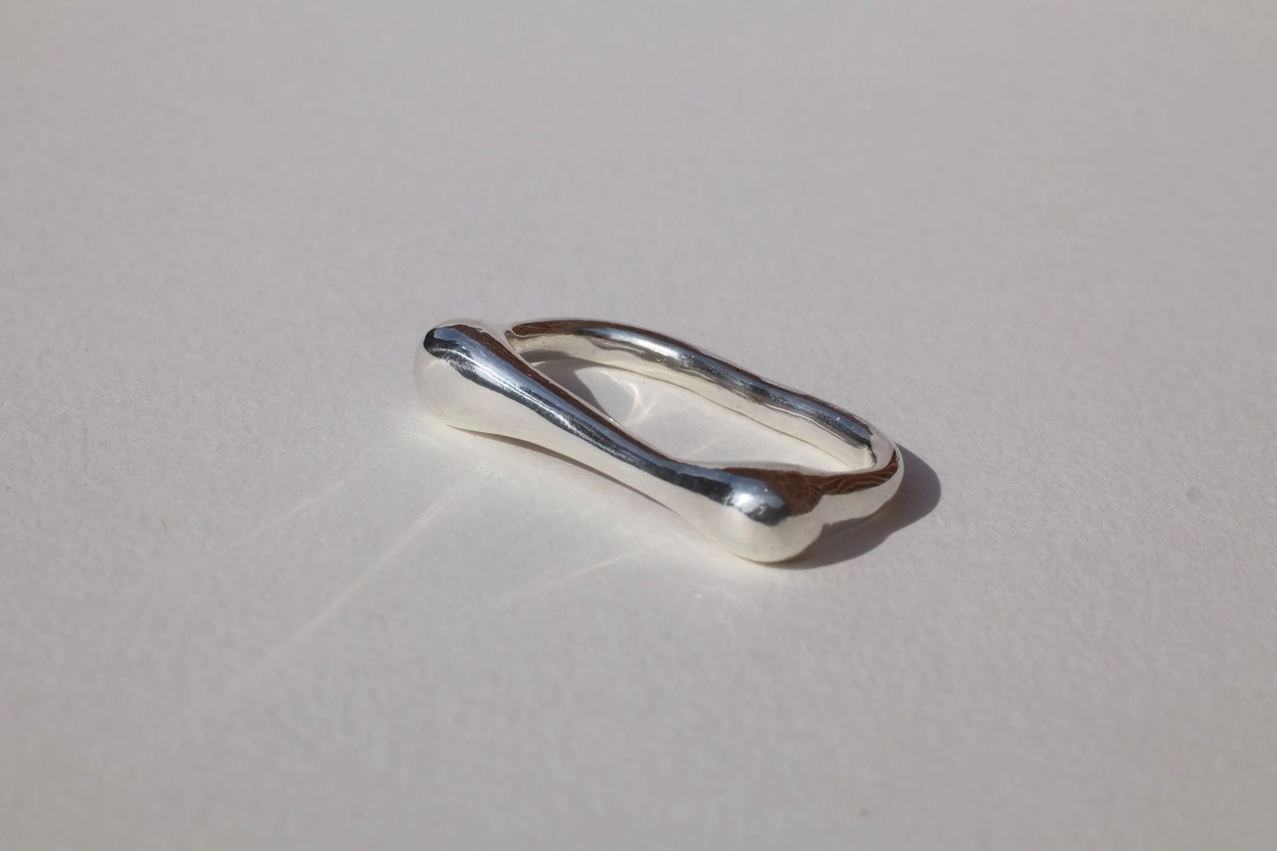 plain sterling silver OG double bubble ring Sophie Kissin Jewelry2.JPG