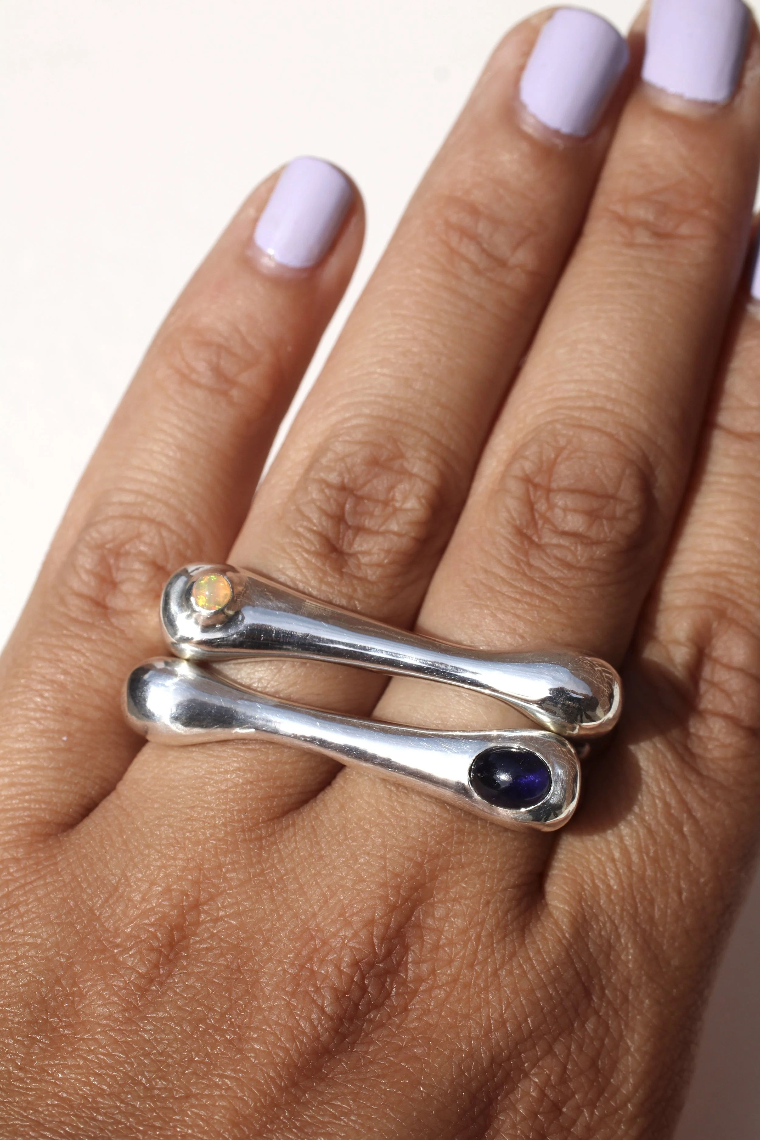 stacked OOAK bubble rings.JPG