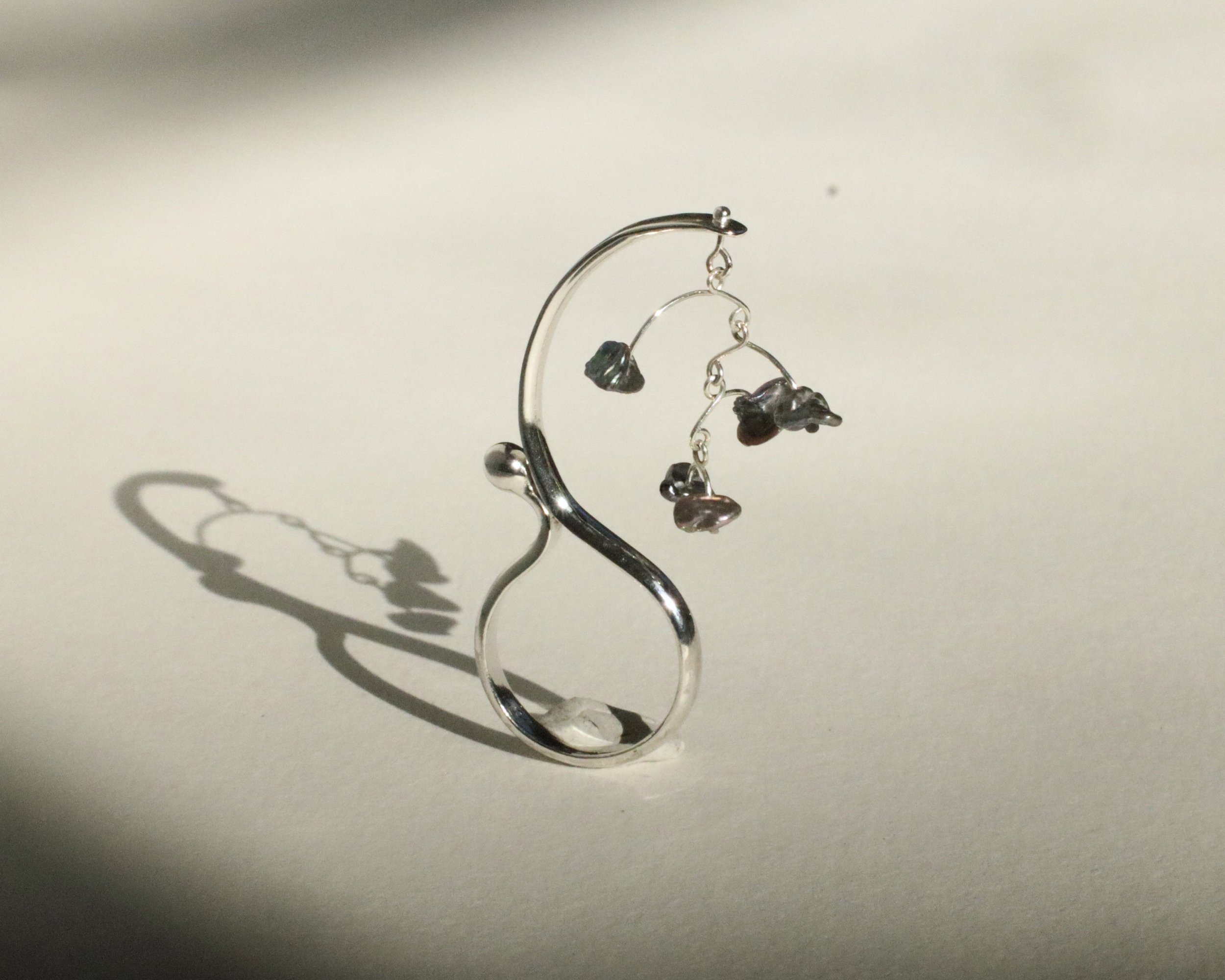 Purple Keshi Pearl Balance Ring, 2026