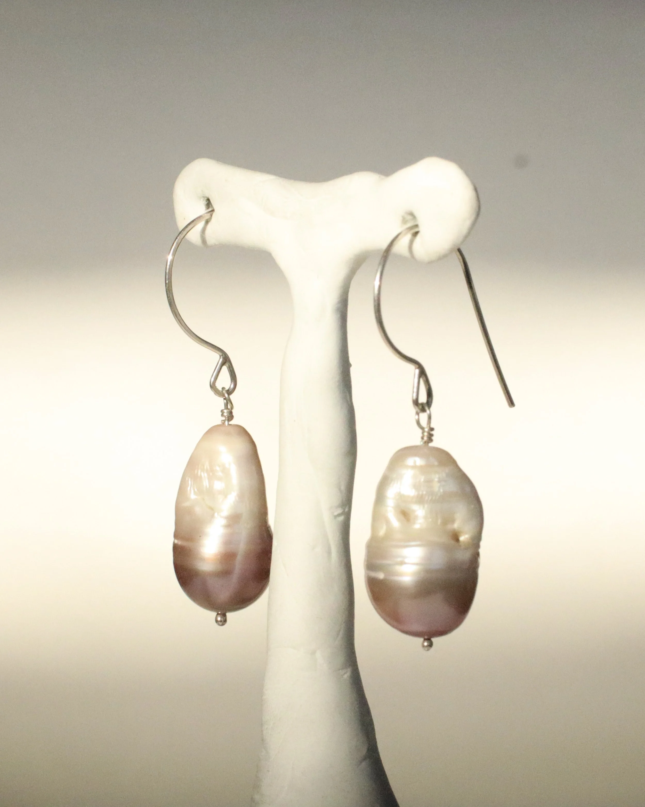 purple pearl dangle earrings Sophie Kissin Jewelry 3.JPG