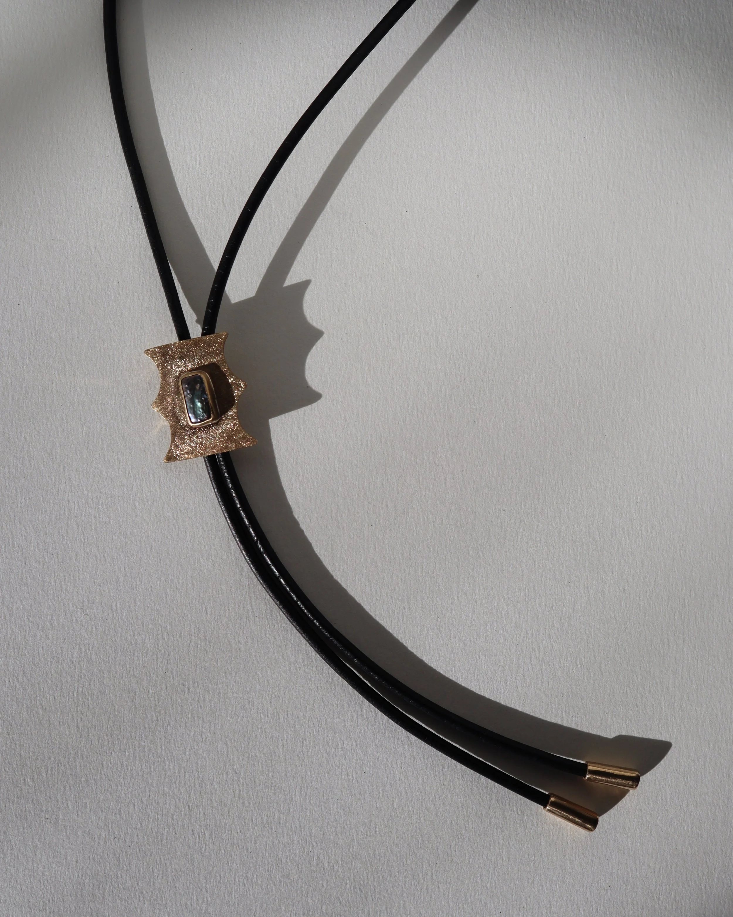 green pearl bolo tie Sophie Kissin Jewelry 3.JPG
