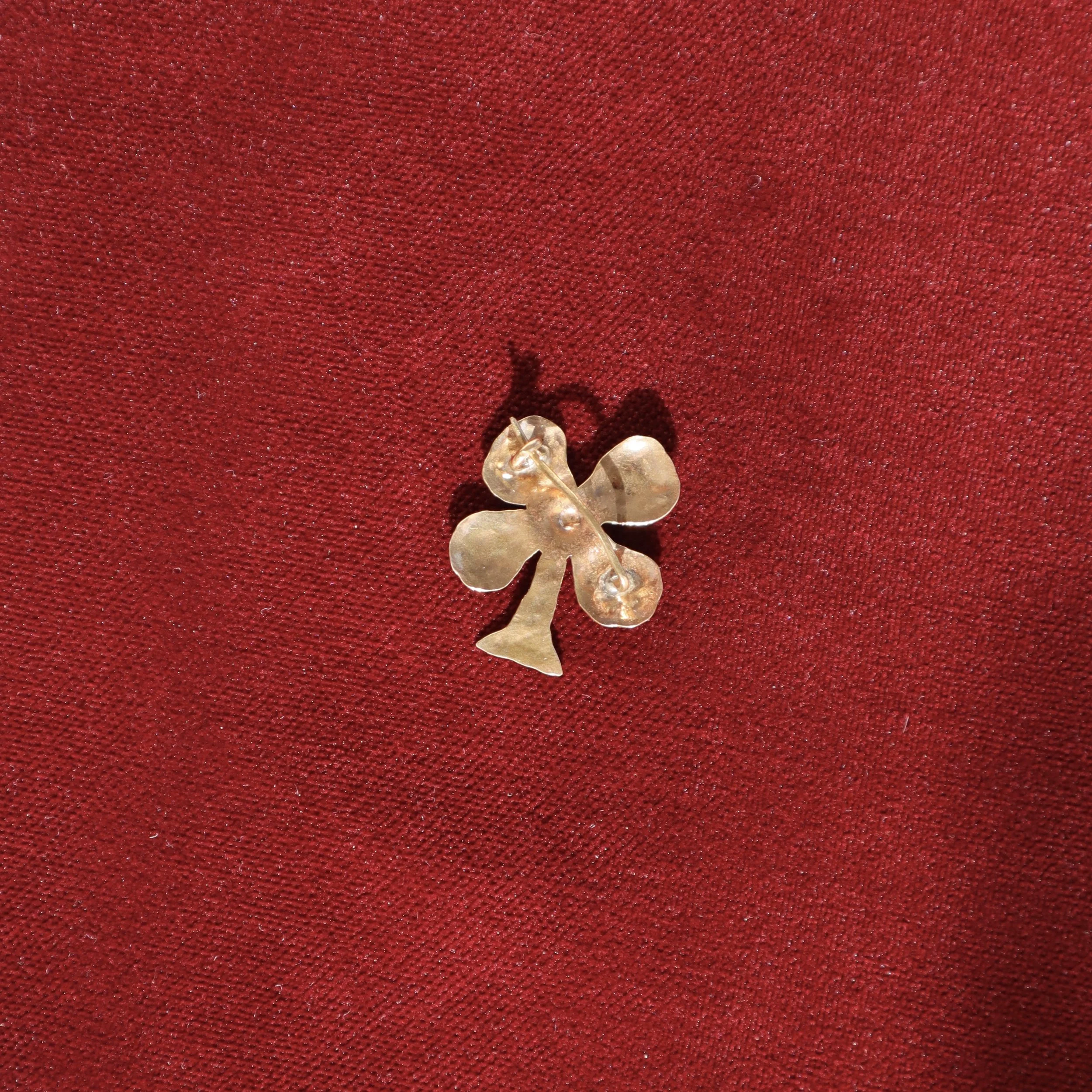 four leaf clover brooch Sophie Kissin Jewelry 3.JPG