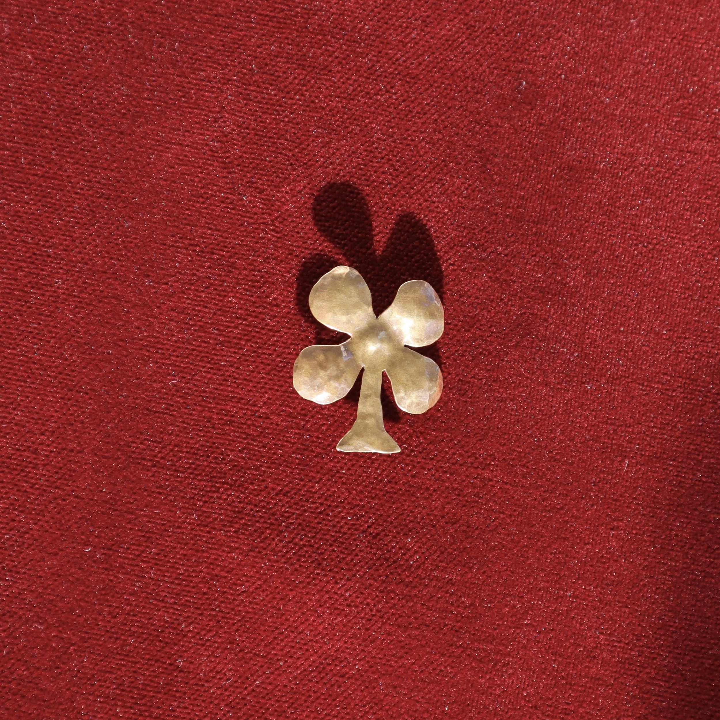 four leaf clover brooch Sophie Kissin Jewelry 2.JPG
