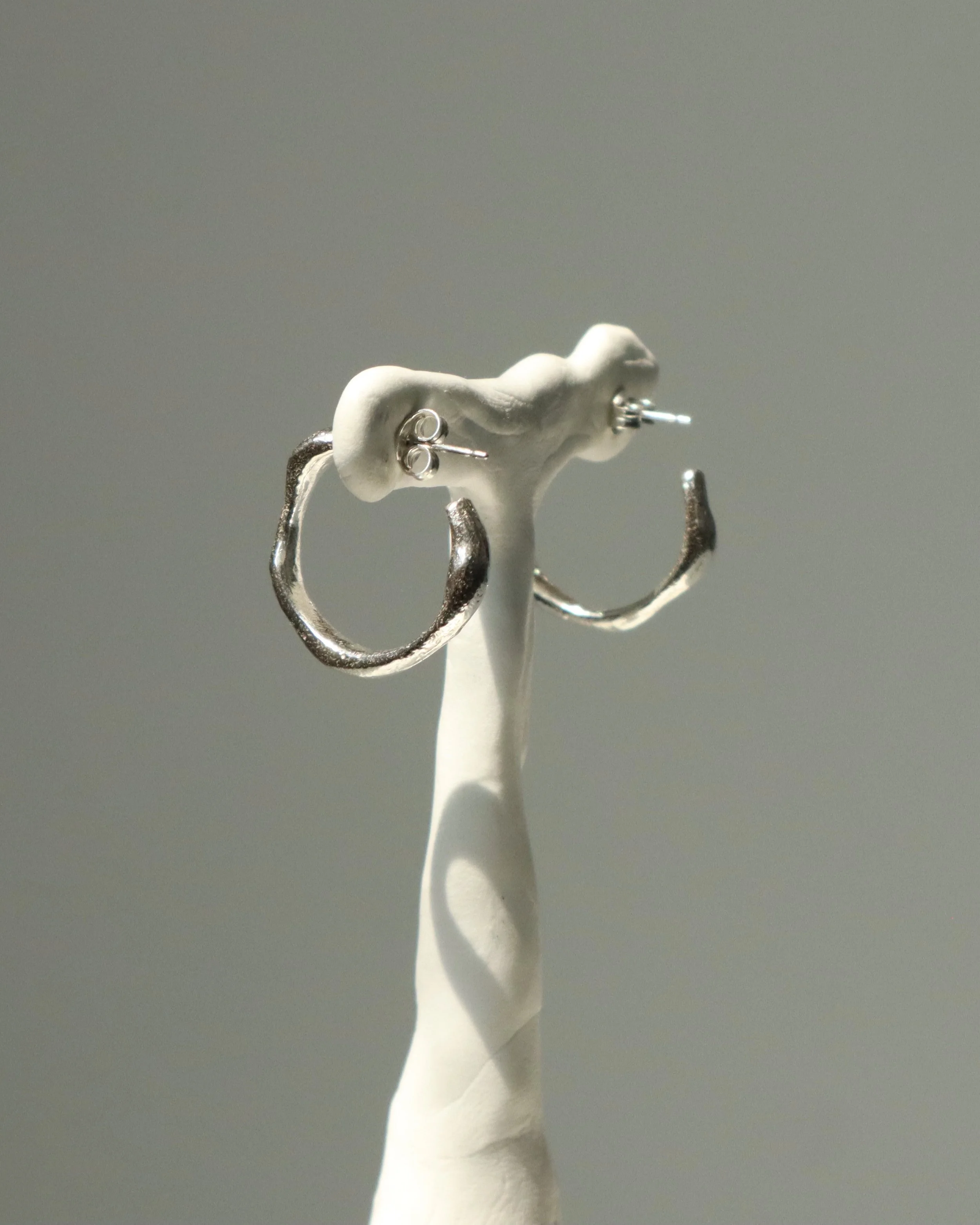 sand cast hoops back Sophie Kissin Jewelry 1.JPG