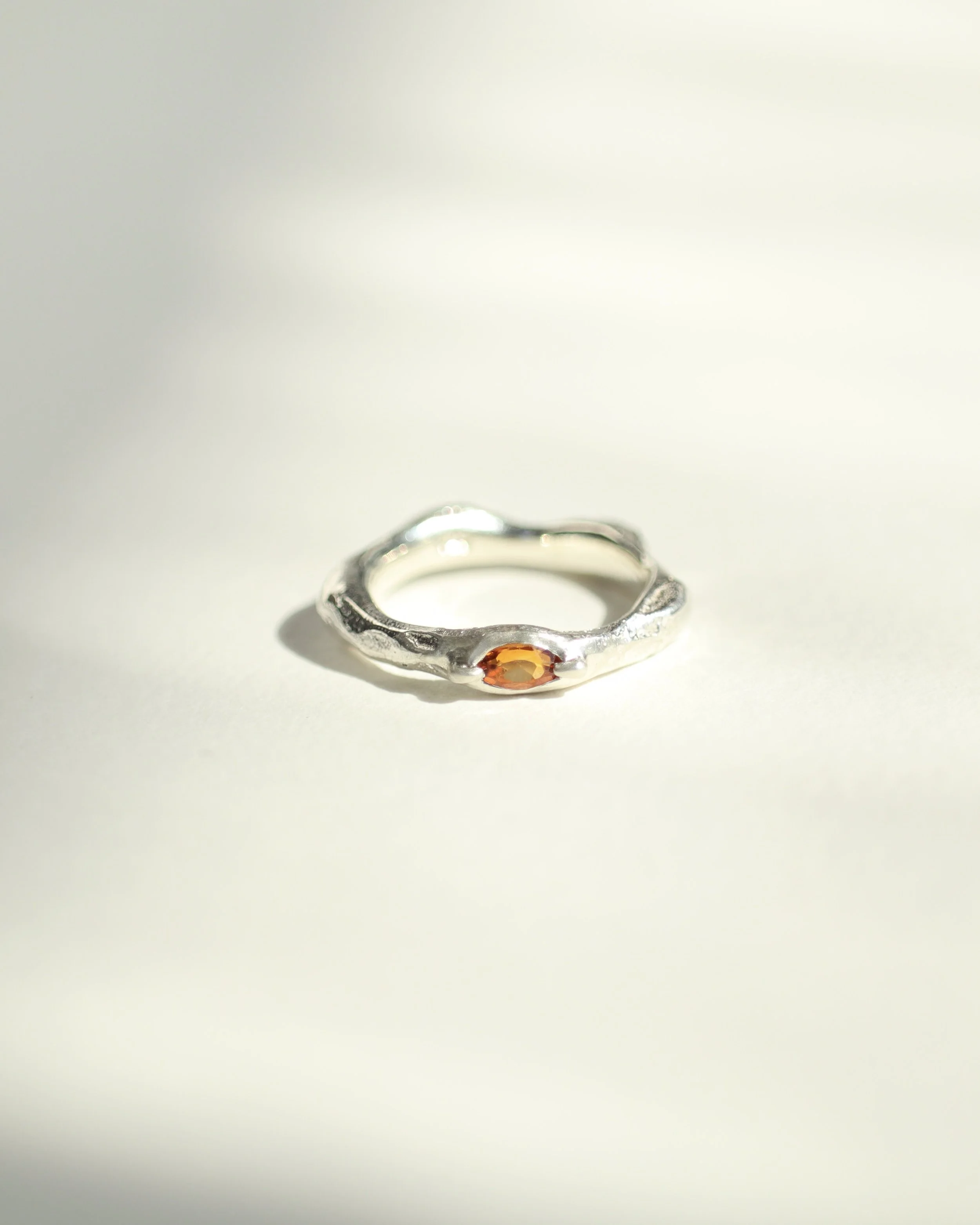 citrine sculpted ring silver Sophie Kissin Jewelry 2.JPG