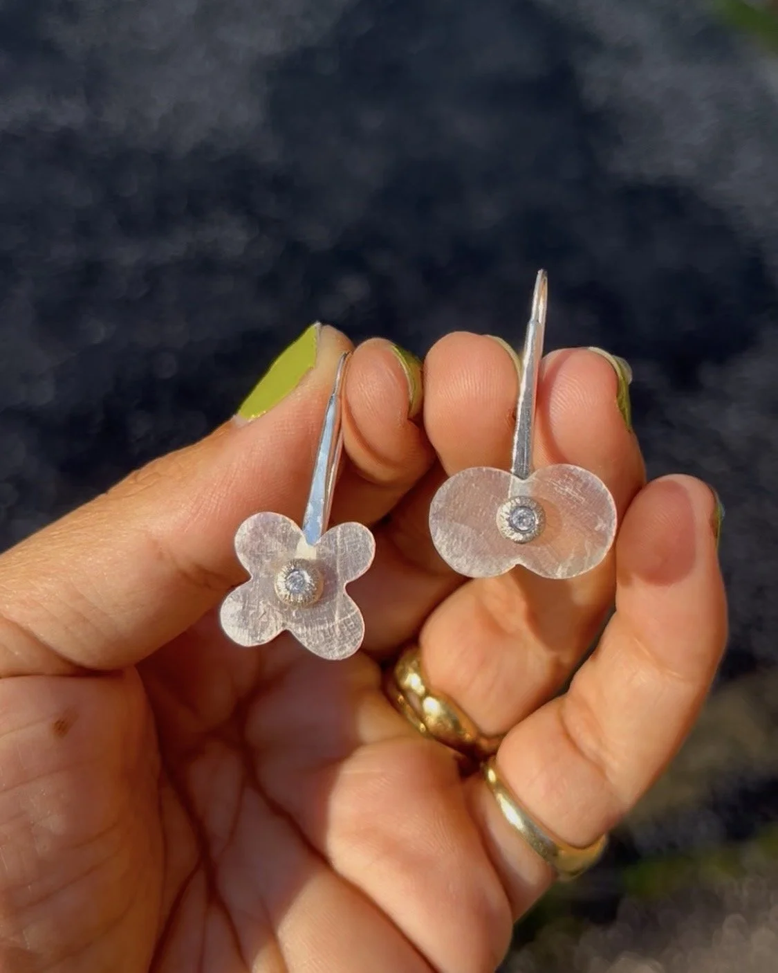 capiz shell shape dangles in sterling silver with czs Sophie Kissin Jewelry.jpg