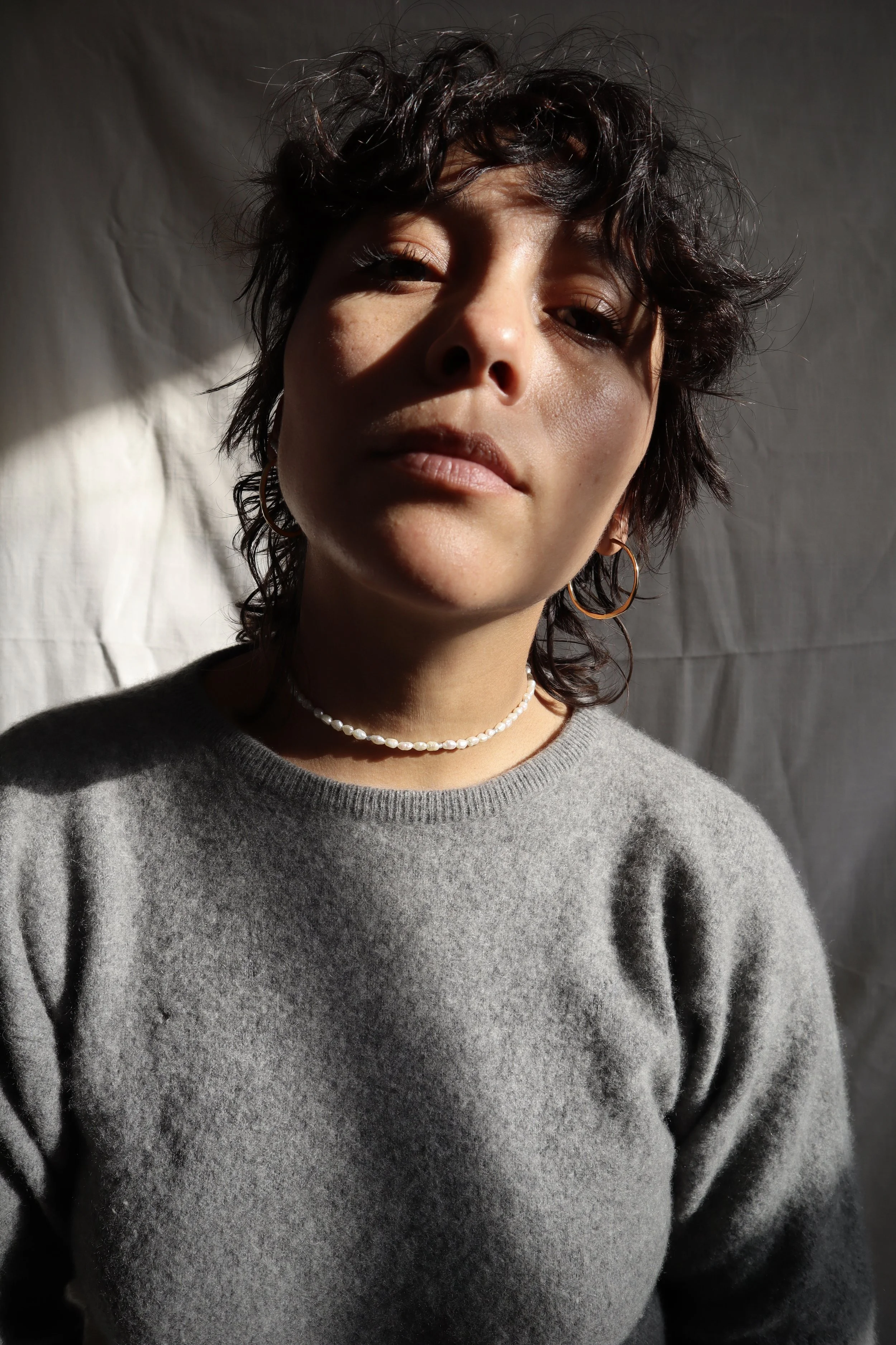 blue ribbon pearl choker Sophie Kissin Jewelry 5.JPG