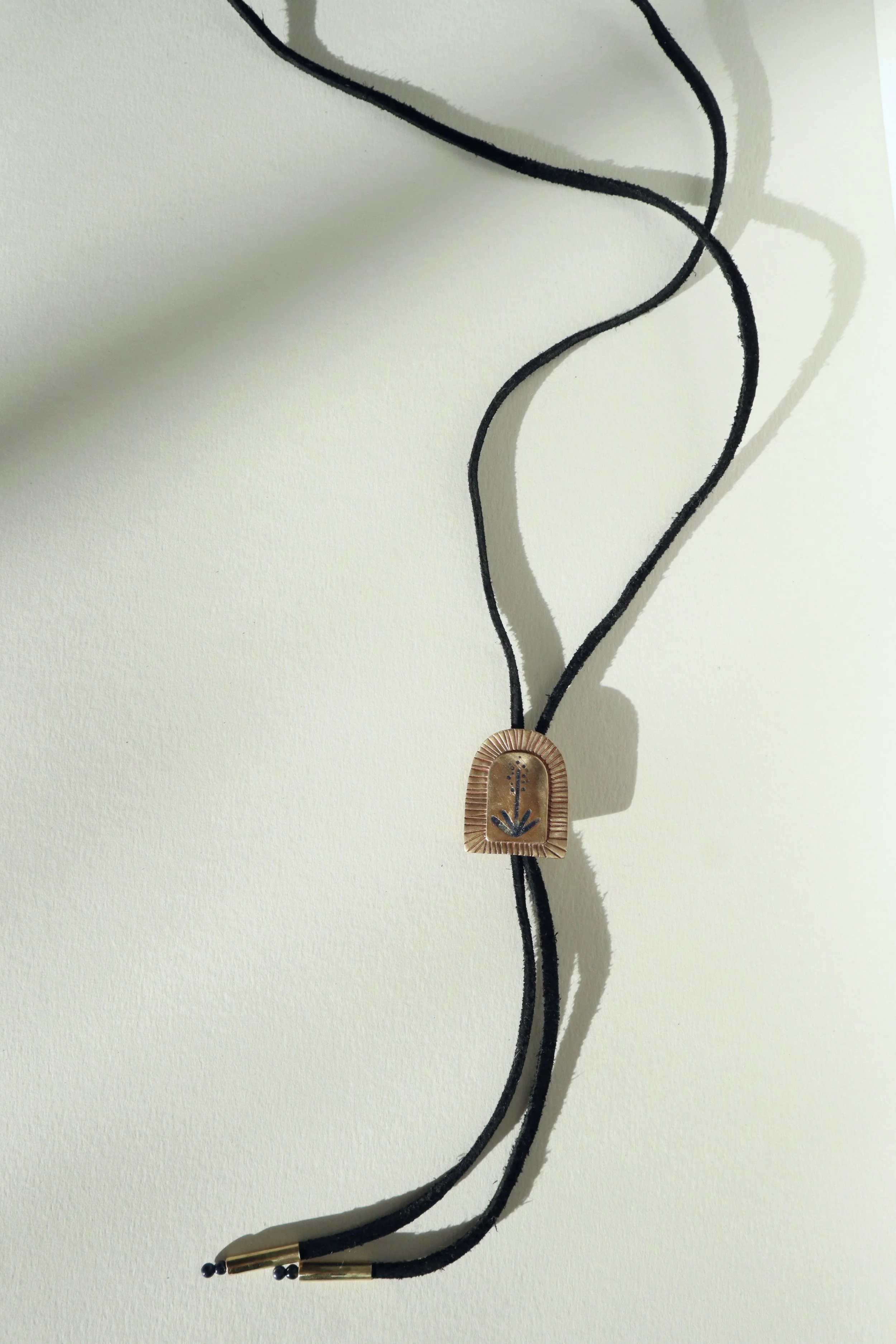 lapis lazuli inlay yucca bolo tie Sophie Kissin Jewelry 1.JPG