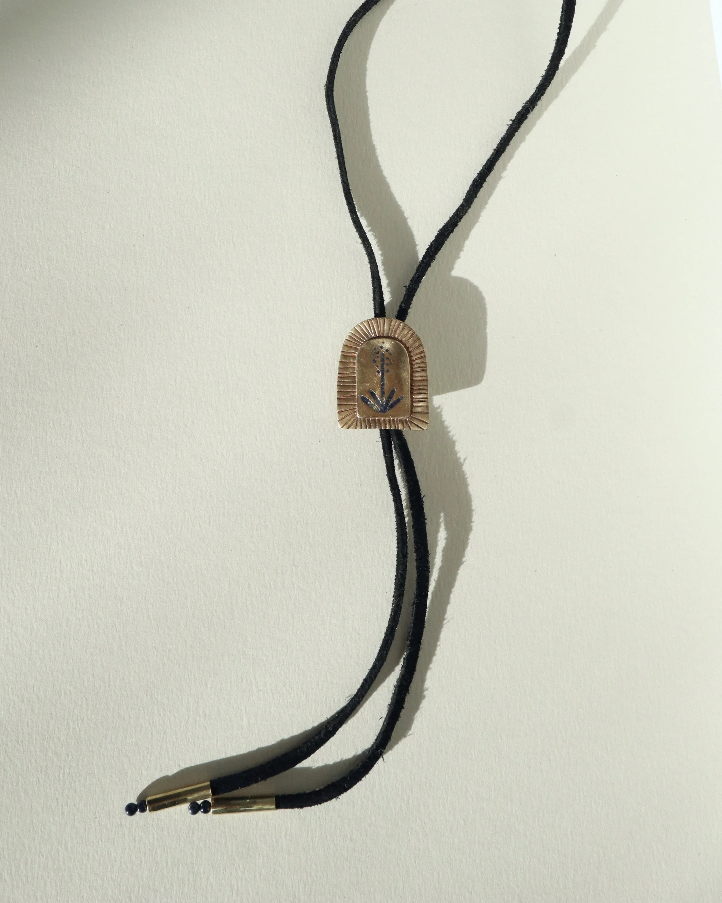 lapis lazuli inlay yucca bolo tie Sophie Kissin Jewelry 5.JPG