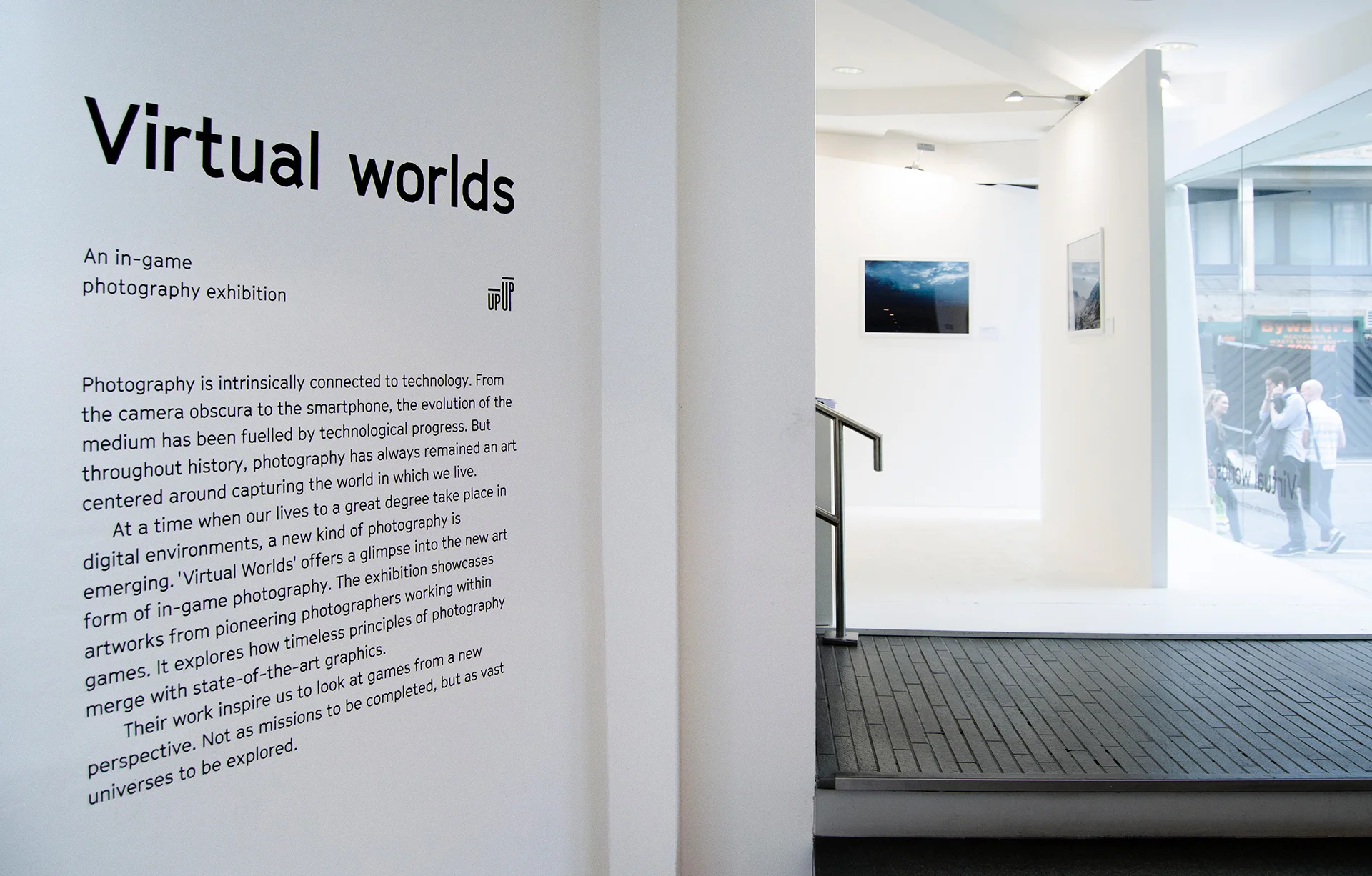 Exhibition at ‘Virtual Worlds’ for McCann London at the Up Up Gallery, London.