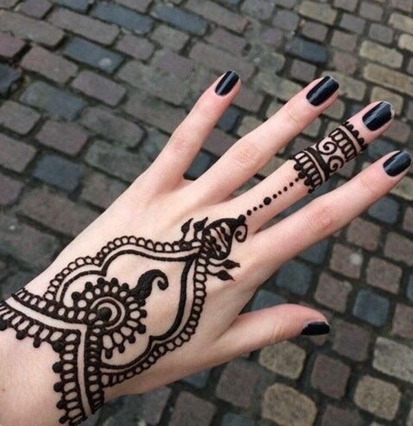 Henna before the paste has come off.jpg