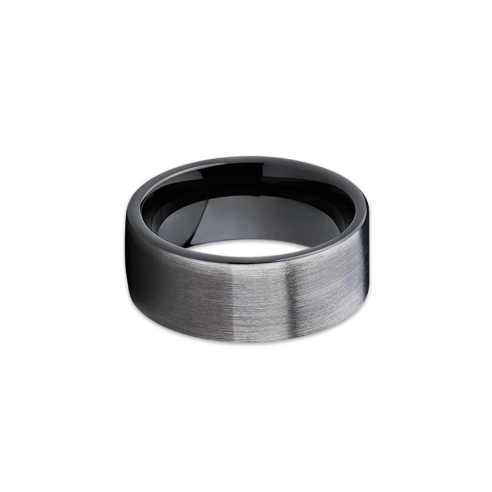 Gunmetal Tungsten Black Ring 7mm