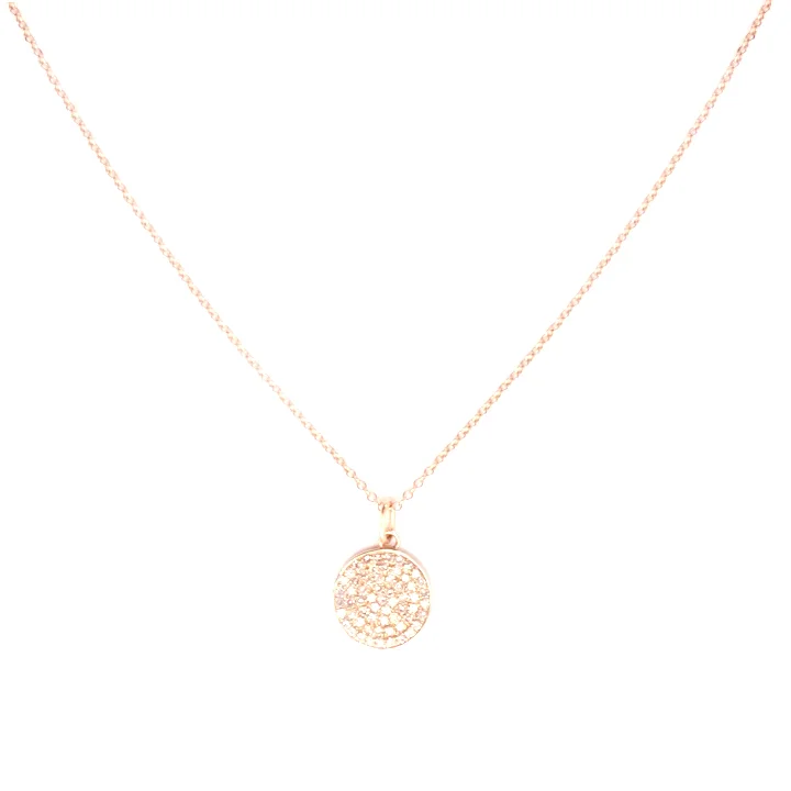 Diamond Target Necklace