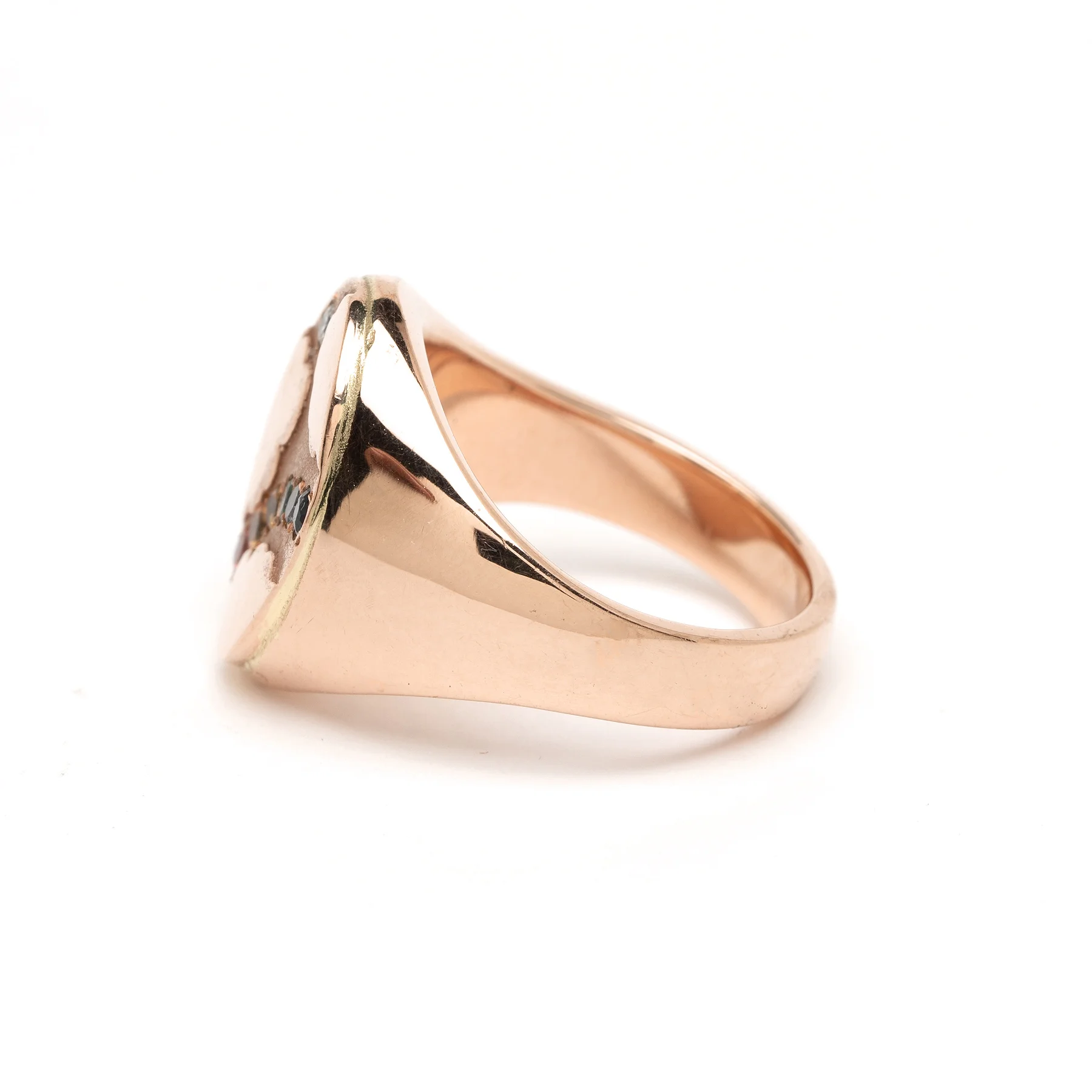 Cloud Signet Large Rainbow Sapphire RG Ring Side.jpg