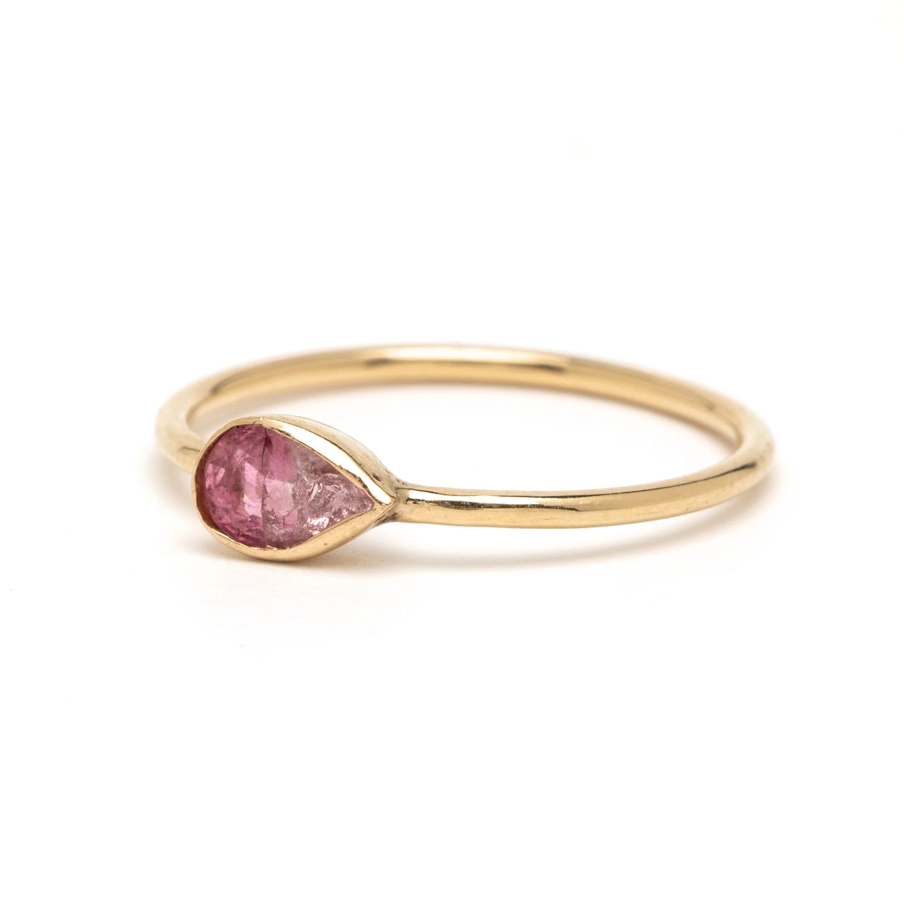 Pear Pink Sapphire Pinky Ring YG Angle.jpg