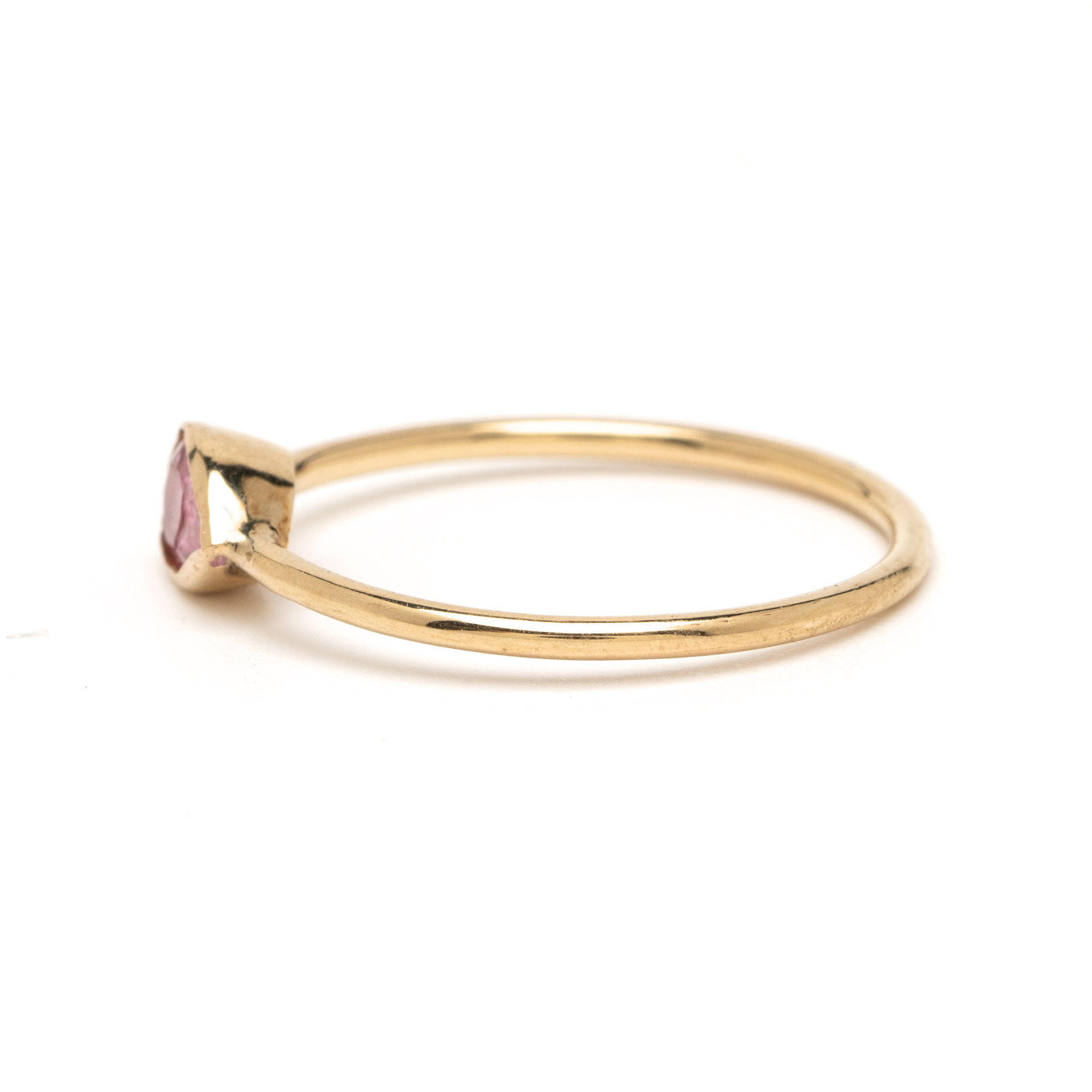 Pear Pink Sapphire Pinky Ring YG Side.jpg