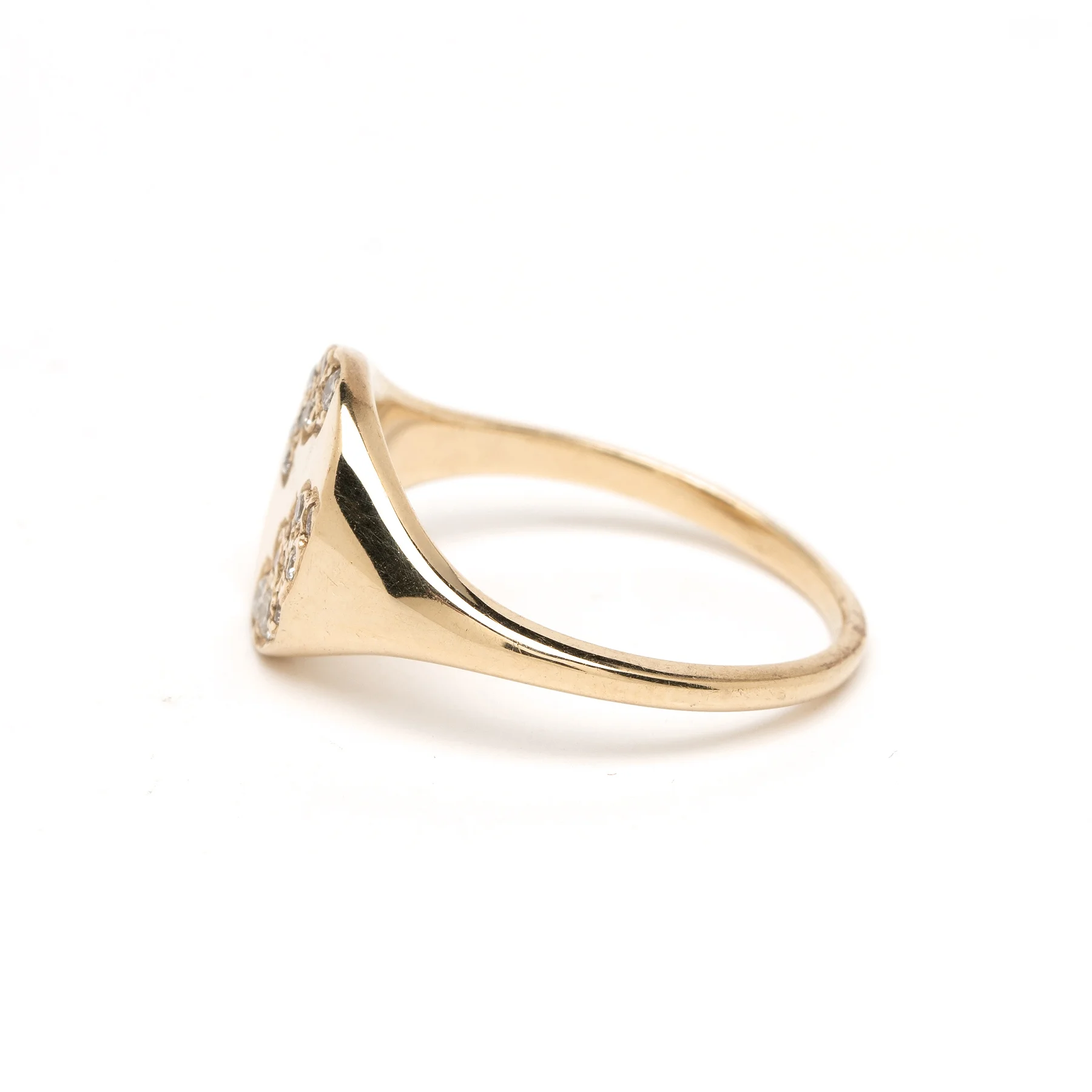 Cloud Signet Medium Diamond Ring YG Side.jpg
