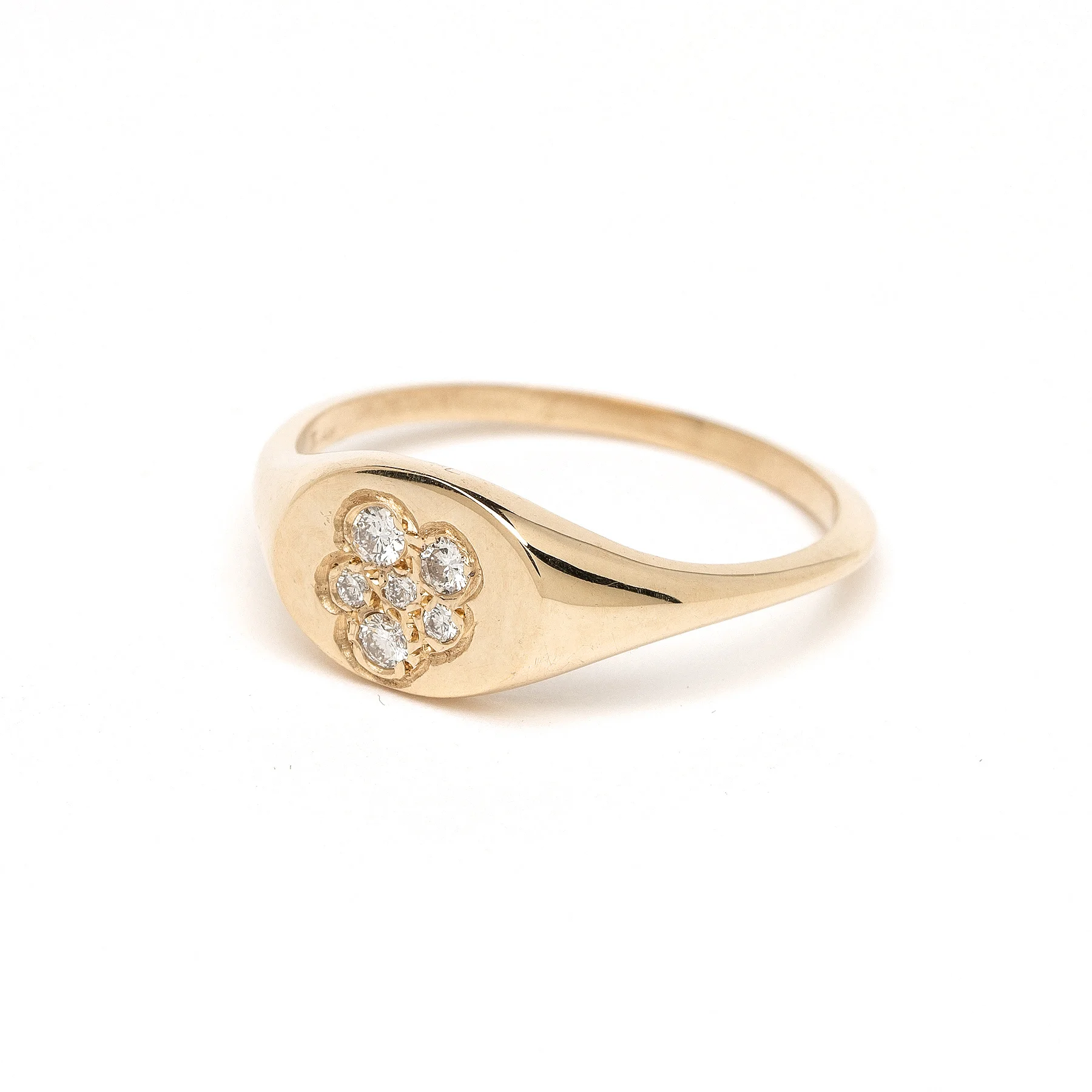Cloud Signet Single Cloud XSmall Diamond Ring YG Angle.jpg