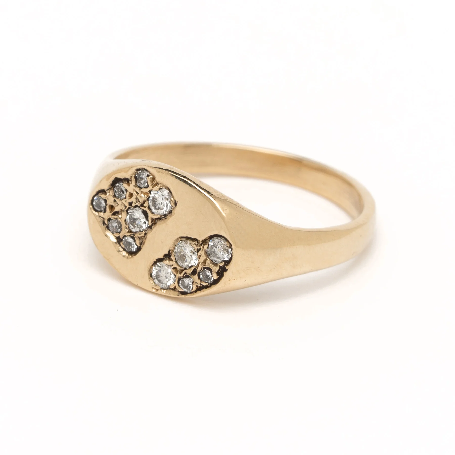 Cloud Signet Small Diamond Ring YG Angle.jpg