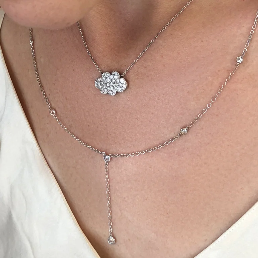 Cloud Diamond Pave Necklace Diamond Y Necklace WG.JPG
