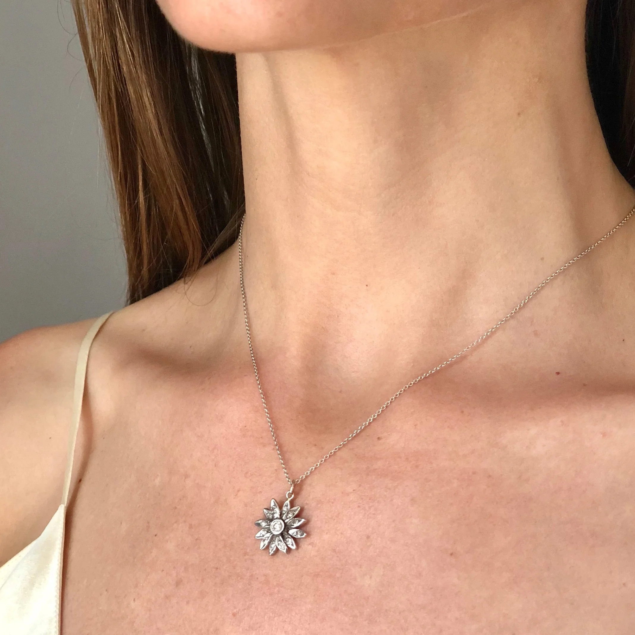 Vintage Flower Necklace WG.JPG