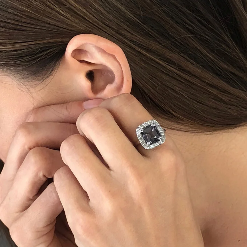 Blue Spinel Sapphire Bling Ring.JPG