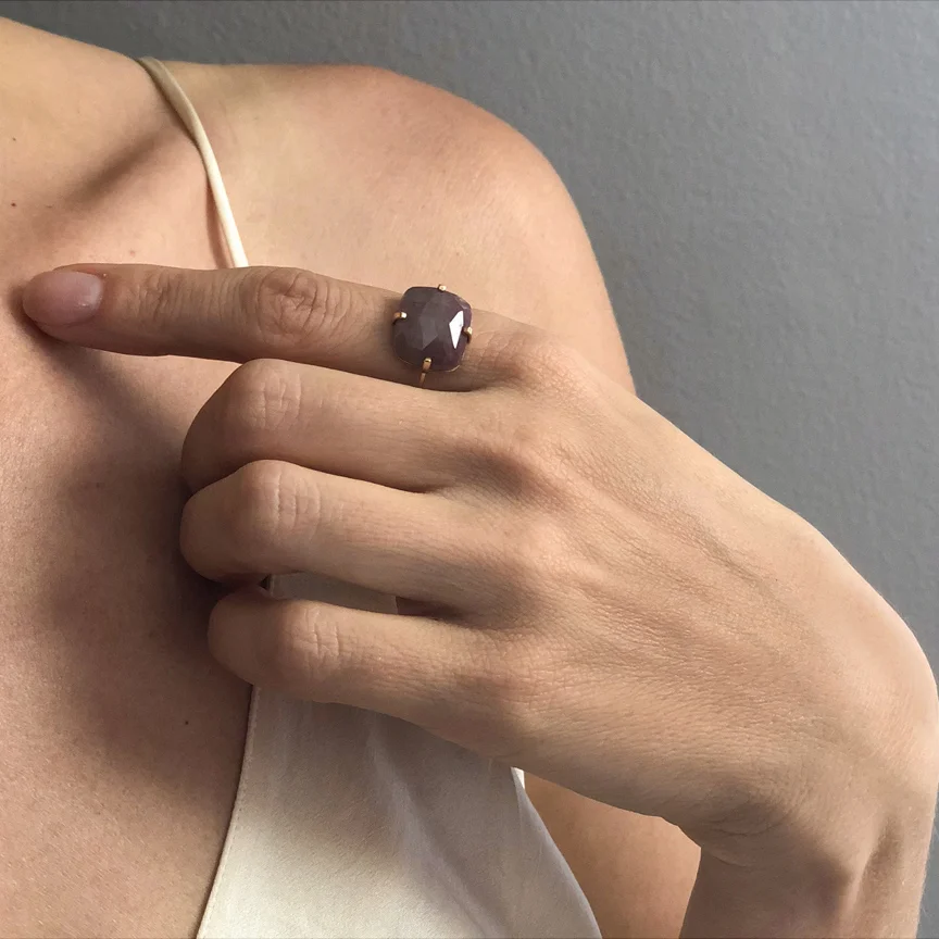 Rose Cut Purple Sapphire Ring(1).JPG