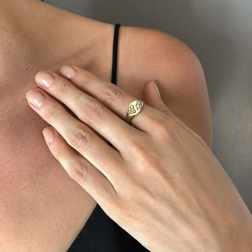 Cloud Diamond Medium Signet Ring.JPG