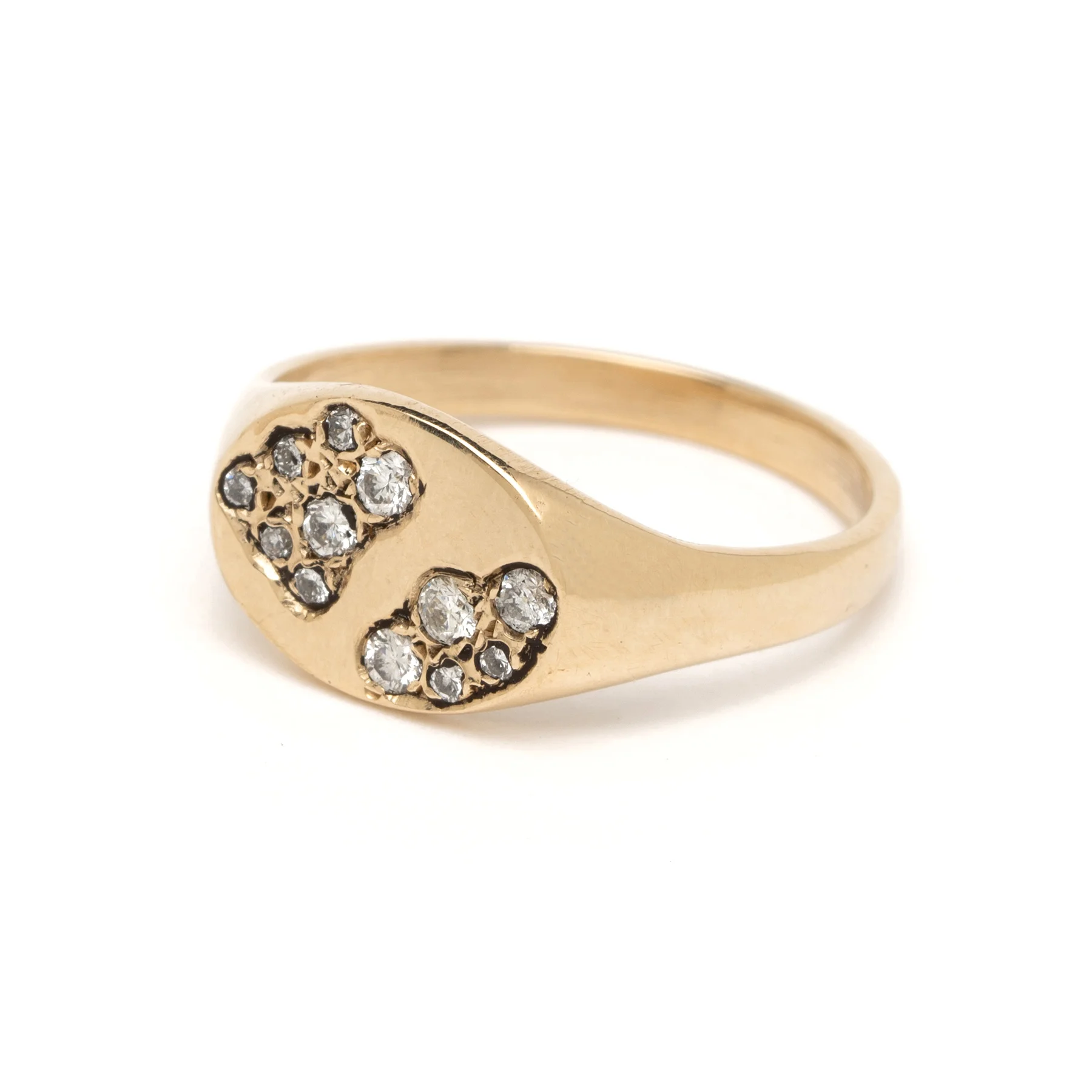 Cloud Signet Small Diamond Ring YG Angle.jpg