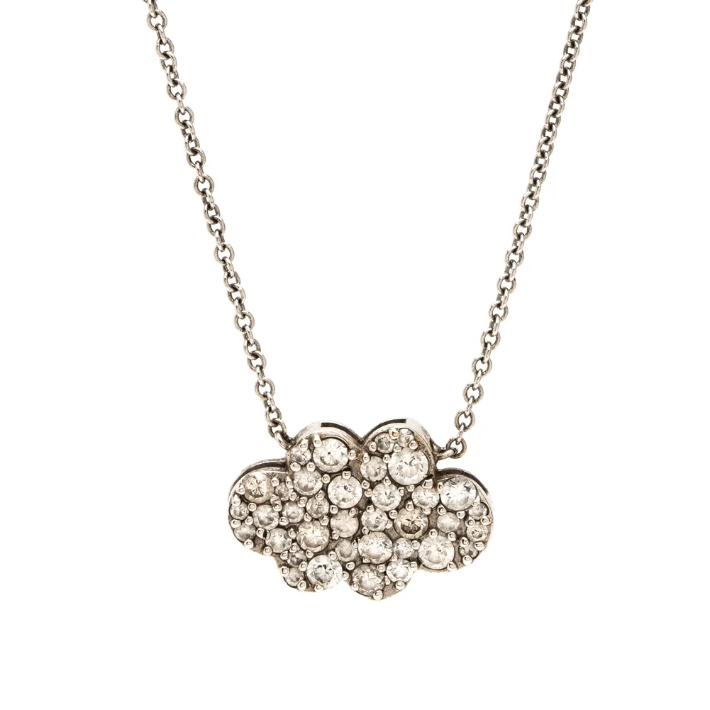 SOLD. Diamond Cloud Necklace