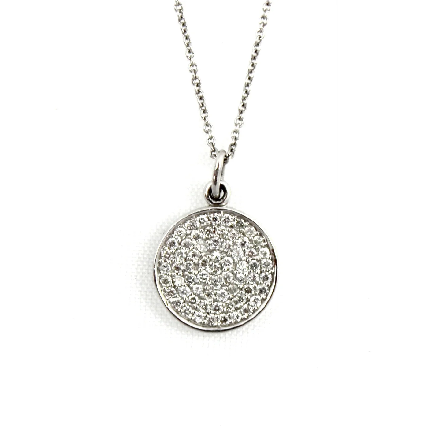 Diamond Target Necklace
