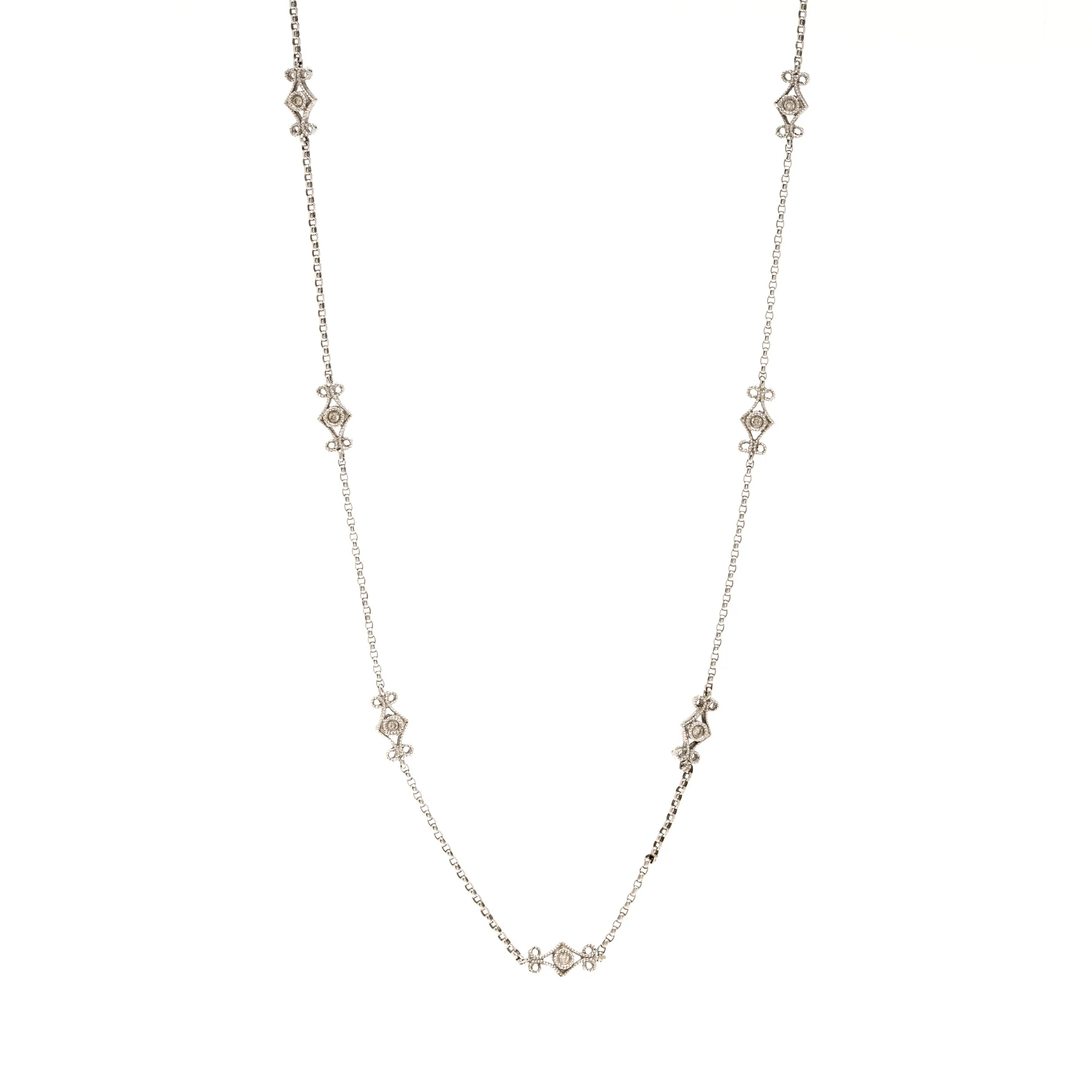 Vintage Scroll Necklace