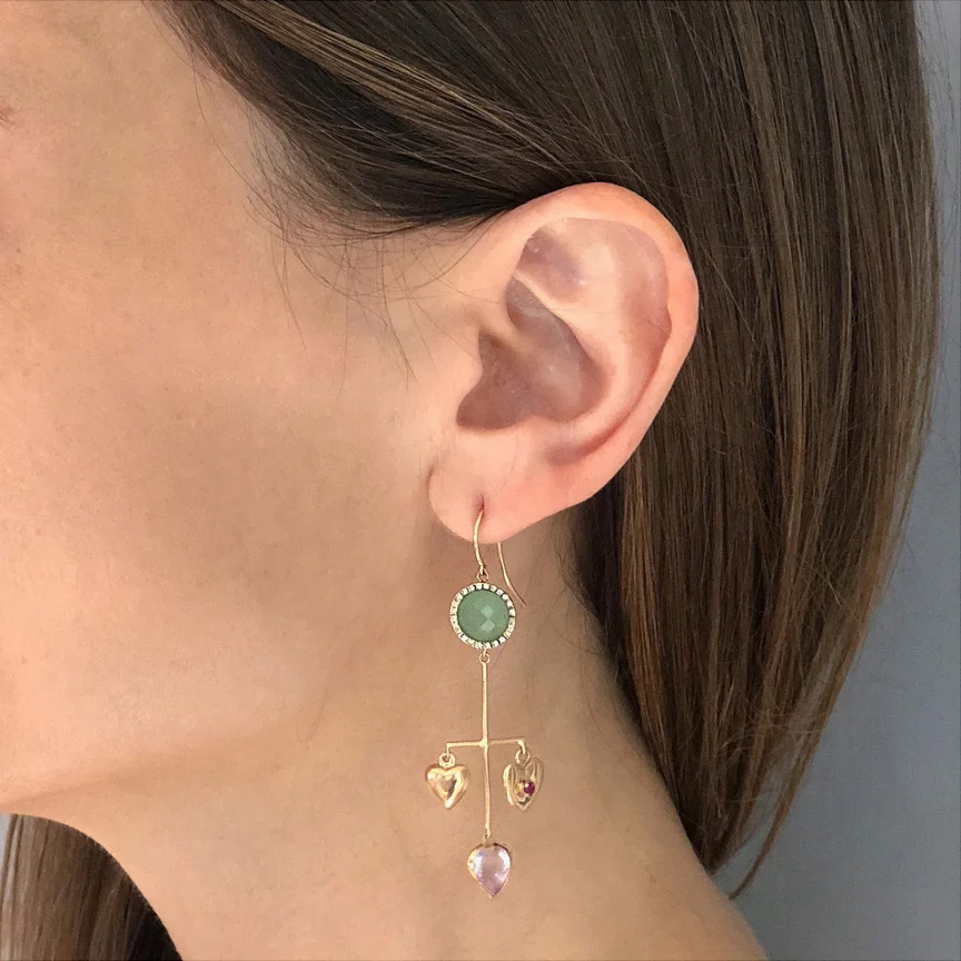 Charm Heart Cross Earrings(1).JPG