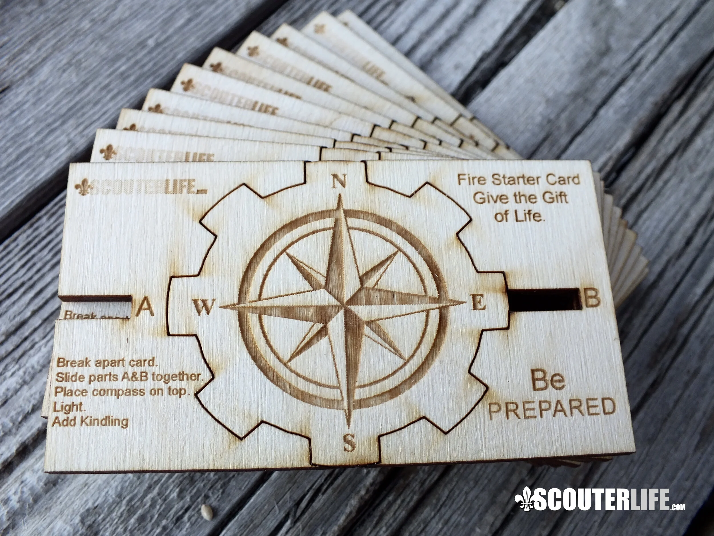 Fire Starter Cards - 10 pack